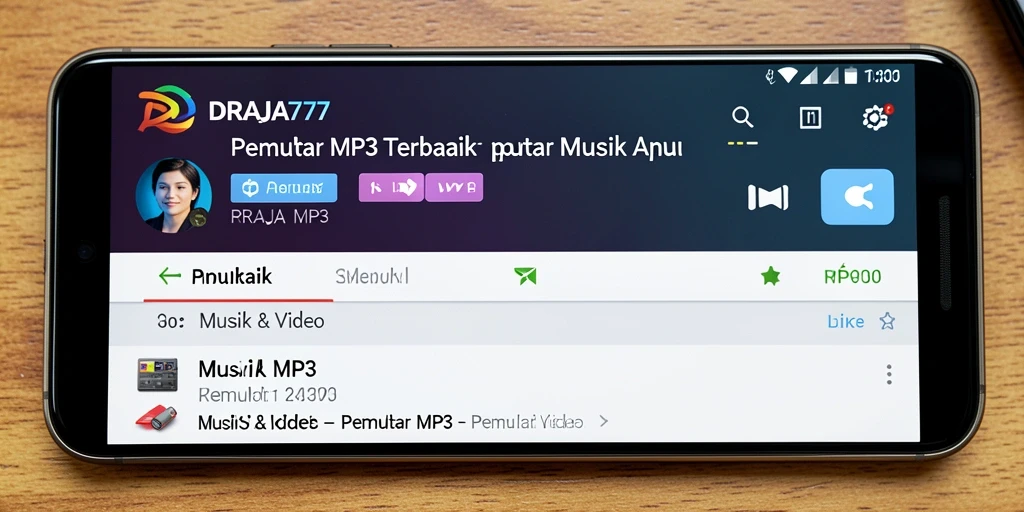 Tampilan antarmuka DRAJA777 yang modern dan user-friendly.