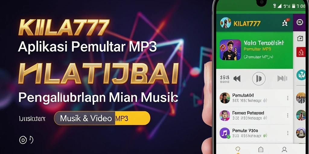 Antarmuka KILAT777 dengan fitur Pemutar MP3 yang menarik dan sederhana.