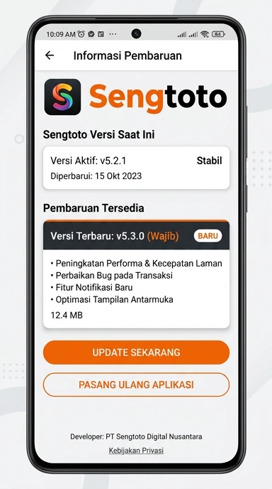 Riwayat Versi Aplikasi sengtoto untuk Pengguna Android